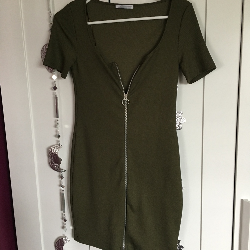 Zara stretchy knit dress
